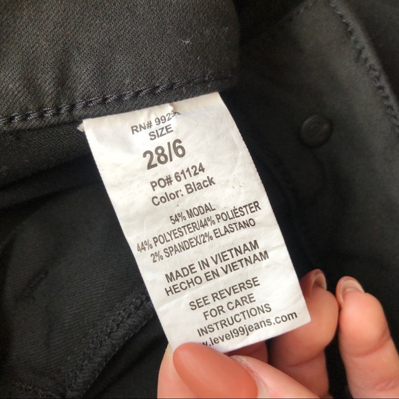 Level 99 Forever Black Liza Skinny Coated Jeans - Picture 4 of 6